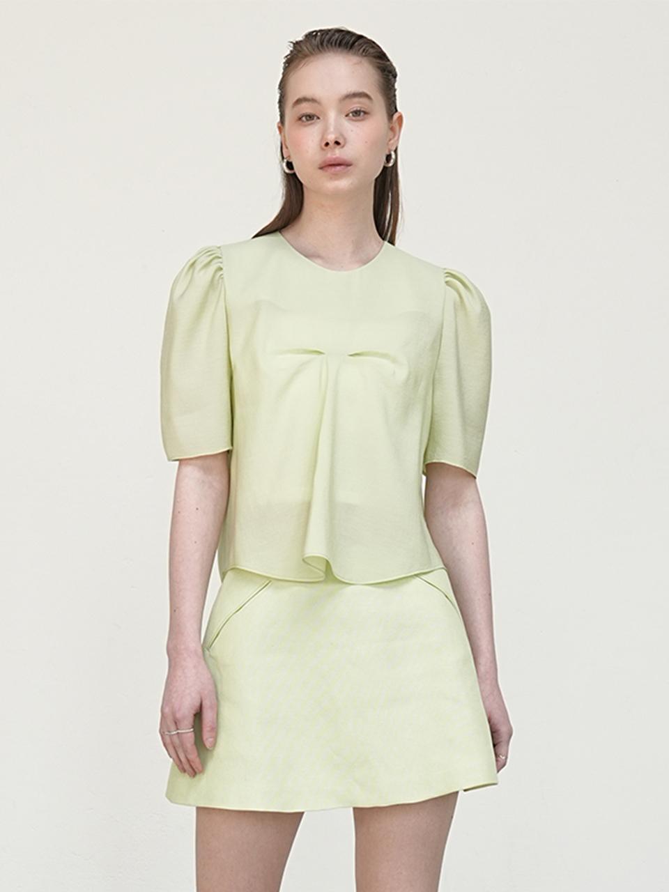 UIJI Double Pintuck Blouse