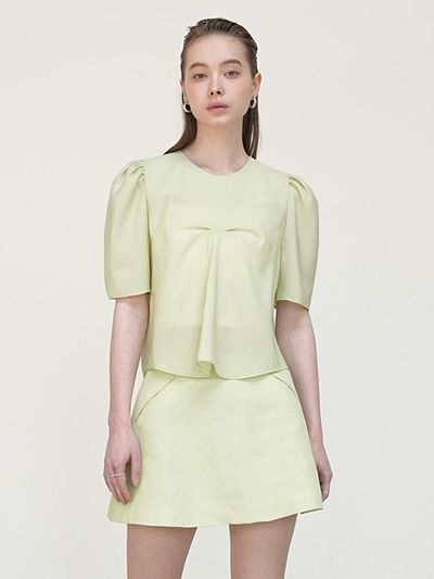 UIJI Double Pintuck Blouse