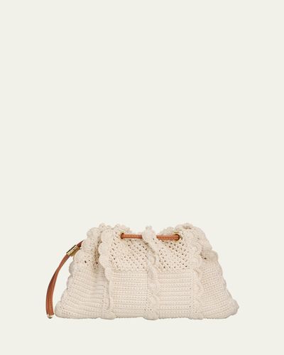 Ulla Johnson Adria Small Wavy Crochet Crossbody Bag
