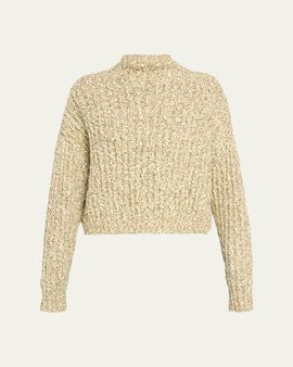 Ulla Johnson Albie Mock-Neck Knit Pullover