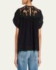 Ulla Johnson Alma Short-Sleeve Lace Silk Top - 3