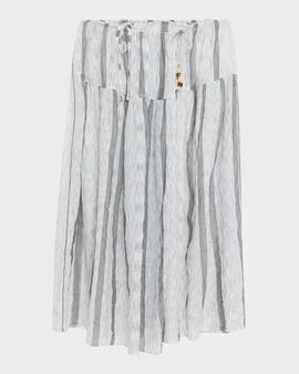 Ulla Johnson Almia Striped Midi Skirt Coverup