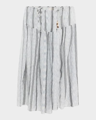 Ulla Johnson Almia Striped Midi Skirt Coverup