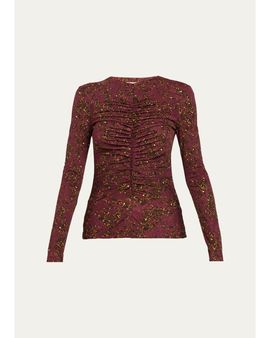 Ulla Johnson Asha Floral Jersey Top