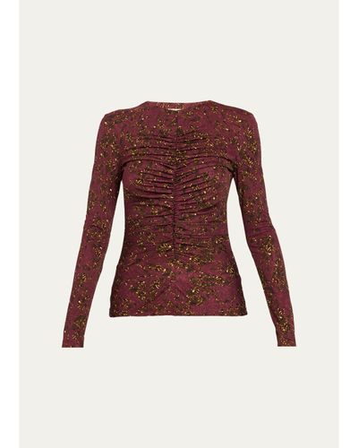 Ulla Johnson Asha Floral Jersey Top