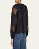 Ulla Johnson Bess Silk Long-Sleeve Blouse - 3