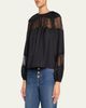 Ulla Johnson Bess Silk Long-Sleeve Blouse - 4