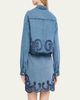 Ulla Johnson Bobbi Embroidered Denim Jacket - 3