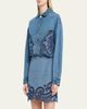 Ulla Johnson Bobbi Embroidered Denim Jacket - 4