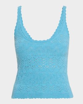 Ulla Johnson Brielle Cashmere Pointelle Tank Top