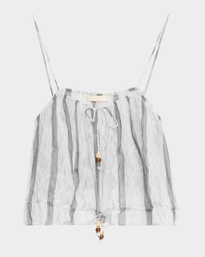 Ulla Johnson Cara Striped Coverup Top