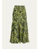 Ulla Johnson Clarisse Floral Trumpet Skirt - 1
