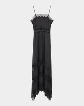Ulla Johnson Coco Lace-Trimmed Silk Dress