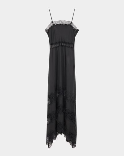 Ulla Johnson Coco Lace-Trimmed Silk Dress