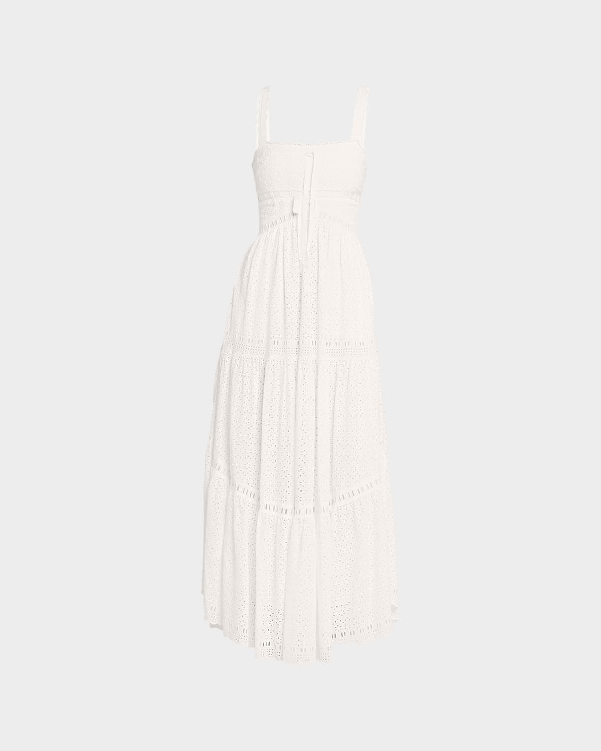 Ulla Johnson Constance Sleeveless Cotton Eyelet Maxi Dress