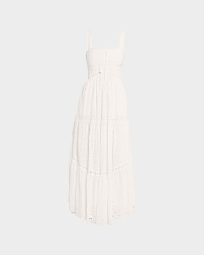 Ulla Johnson Constance Sleeveless Cotton Eyelet Maxi Dress