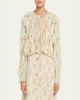 Ulla Johnson Delfina Long-Sleeve Silk Chiffon Blouse - 4