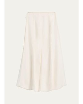 Ulla Johnson Elia Pleated Midi Skirt