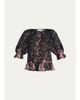 Ulla Johnson Elise Short-Sleeve Silk Blouse - 1