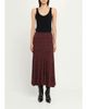 Ulla Johnson Fiona Fit & Flare Jersey Midi Skirt - 2