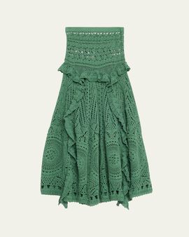 Ulla Johnson Florette Crochet Maxi Skirt