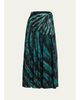 Ulla Johnson Freya Shibori Tie-Dye Midi Skirt - 1