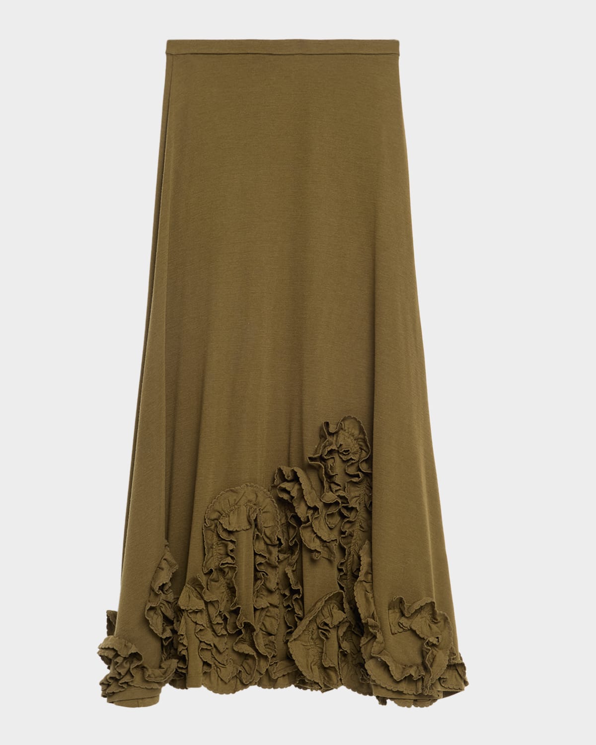 Ulla Johnson Heloise Jersey Wool Midi Skirt