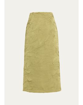 Ulla Johnson Inez High-Waist Pencil Midi Skirt