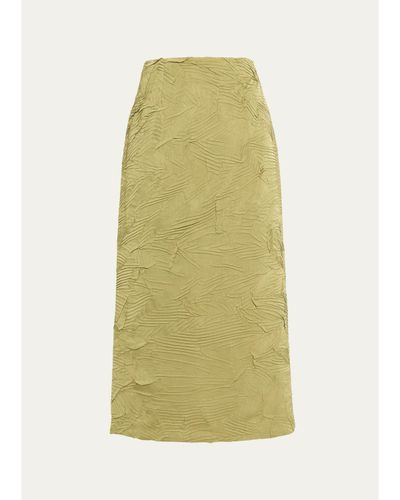 Ulla Johnson Inez High-Waist Pencil Midi Skirt