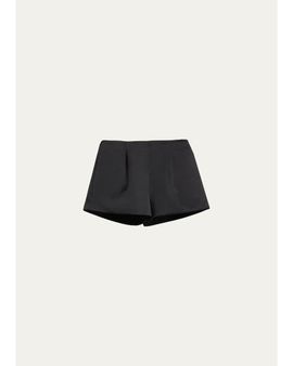 Ulla Johnson Isa High-Rise Satin Shorts