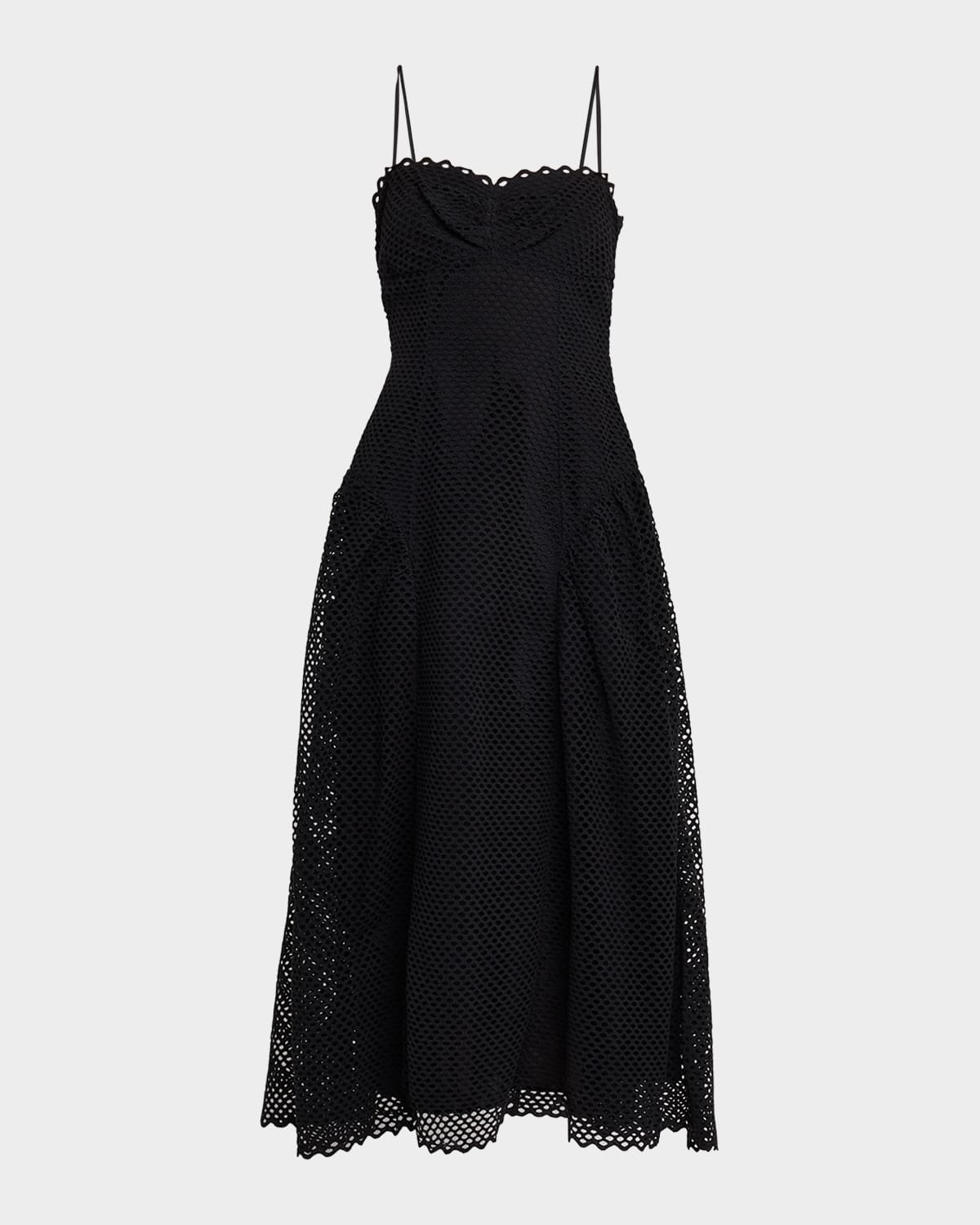 Ulla Johnson Isotta Eyelet Cotton Midi Dress