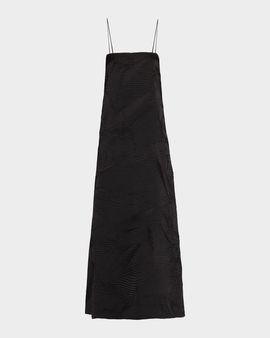 Ulla Johnson Landscape Textured Satin Maxi Dress