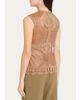 Ulla Johnson Livia Sleeveless Crochet Leather Top - 3