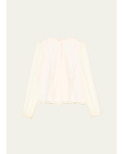 Ulla Johnson Lucette Long-Sleeve Blouse