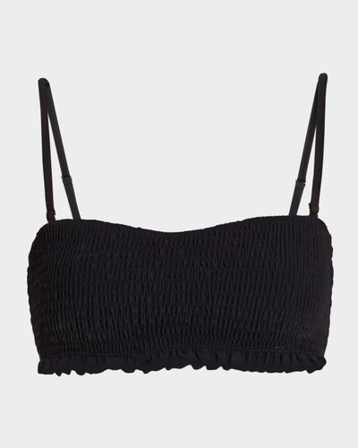 Ulla Johnson Marseille Smocked Bikini Top