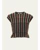 Ulla Johnson Natia Short-Sleeve Knit Top - 1