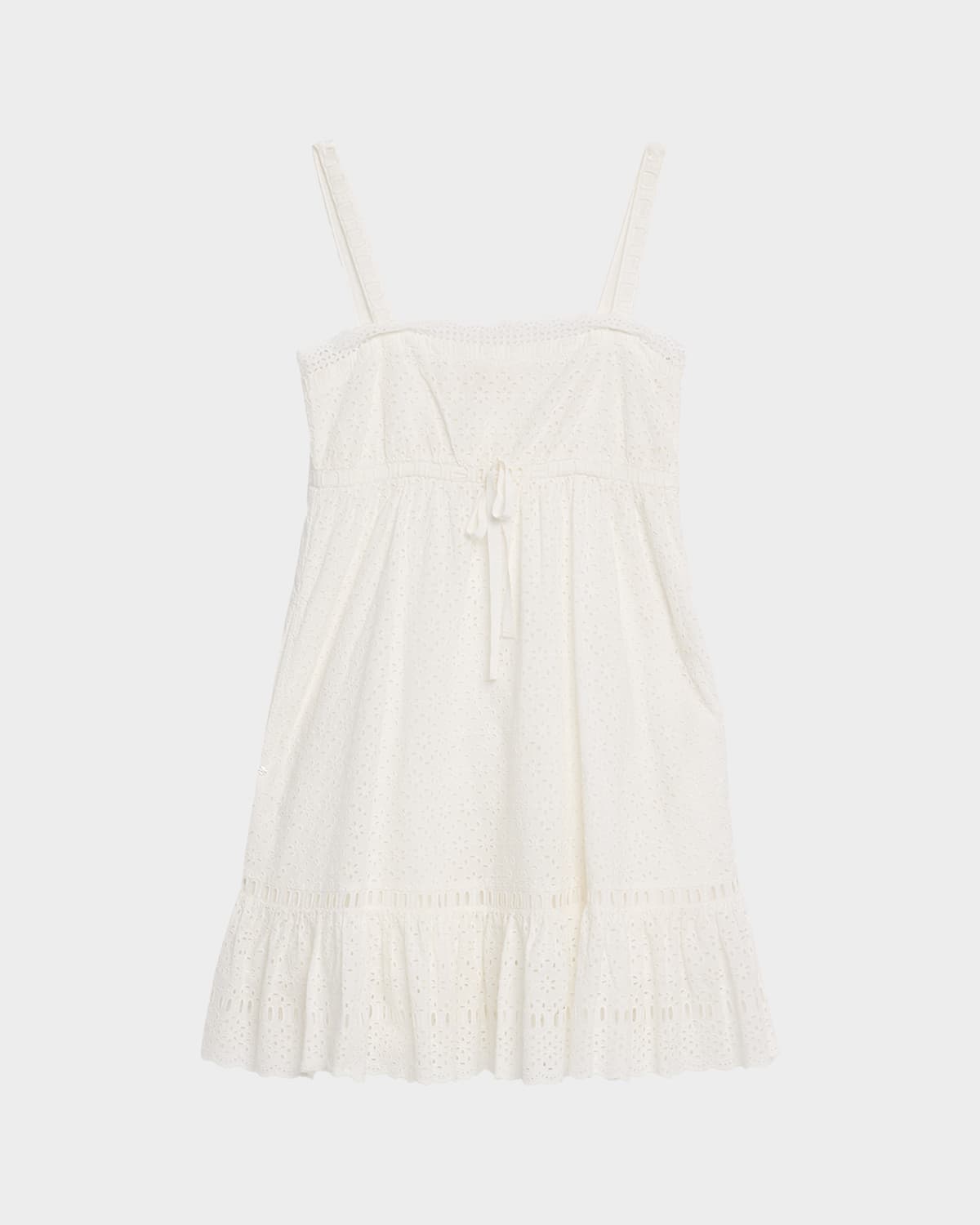 Ulla Johnson Nerelle Cotton Eyelet Mini Dress