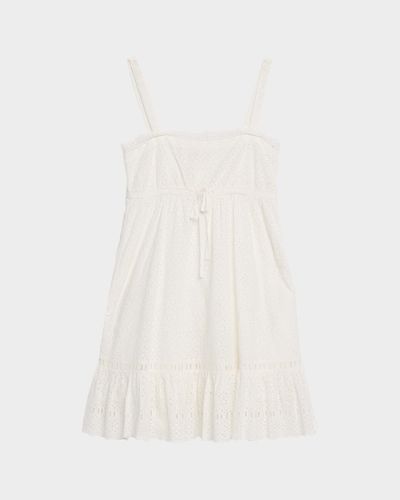 Ulla Johnson Nerelle Cotton Eyelet Mini Dress