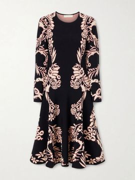 ULLA JOHNSON Nerissa floral-jacquard midi dress