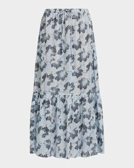 Ulla Johnson Olina Printed Cotton A-Line Maxi Skirt