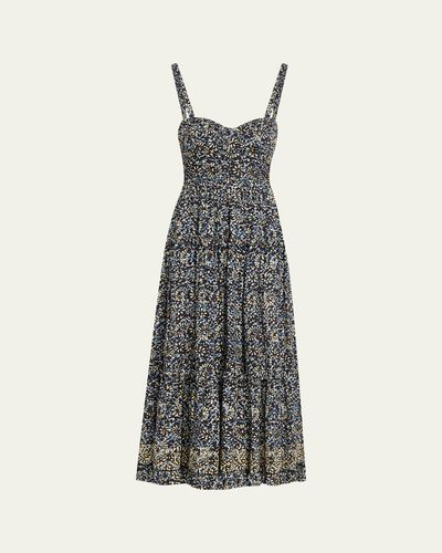 Ulla Johnson Ophelia Sleeveless A-Line Midi Dress