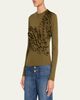 Ulla Johnson Polina Ruffled Jersey Long-Sleeve Top - 4