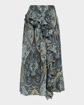 Ulla Johnson Riele Cascading Ruffle Skirt