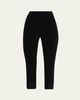 Ulla Johnson Seraphine Eyelet Knit Capri Leggings - 1