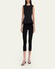 Ulla Johnson Seraphine Eyelet Knit Capri Leggings - 2