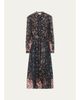Ulla Johnson Tessa Floral Silk Midi Shirtdress - 1