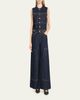 Ulla Johnson The Esme Denim Wide-Leg Jumpsuit - 2