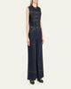 Ulla Johnson The Esme Denim Wide-Leg Jumpsuit - 4
