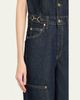 Ulla Johnson The Esme Denim Wide-Leg Jumpsuit - 5