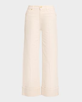 Ulla Johnson The Genevieve Stretch Pintuck Jeans